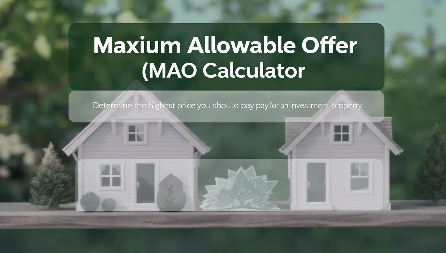 Maximum Allowable Offer Calculator