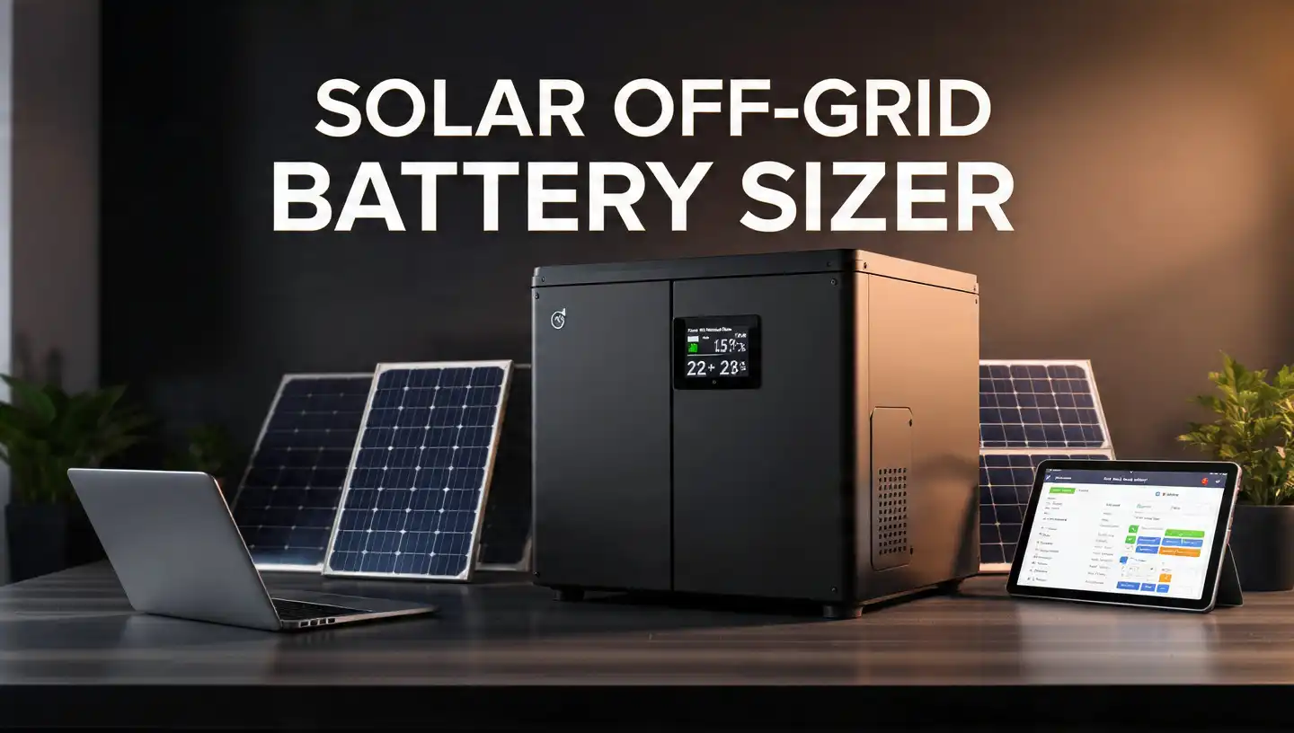 Off-Grid Battery Sizing Calculator